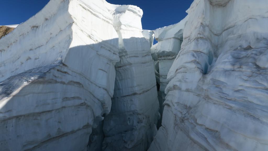 Sur le glacier des Glaciers
