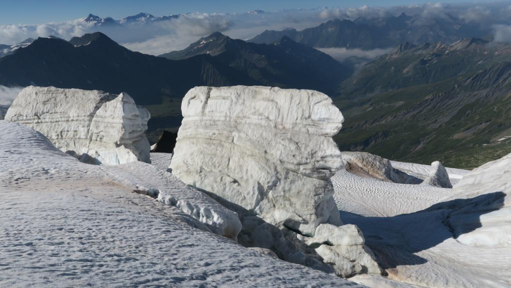 Sur le glacier des Glaciers