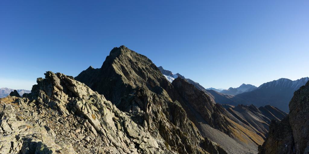 début de l'arête...