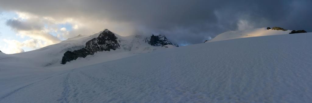 en montant au Bishorn dans un temps très moyen...