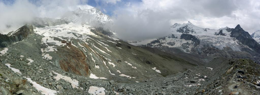 Sous le Weisshorn, au col Milon