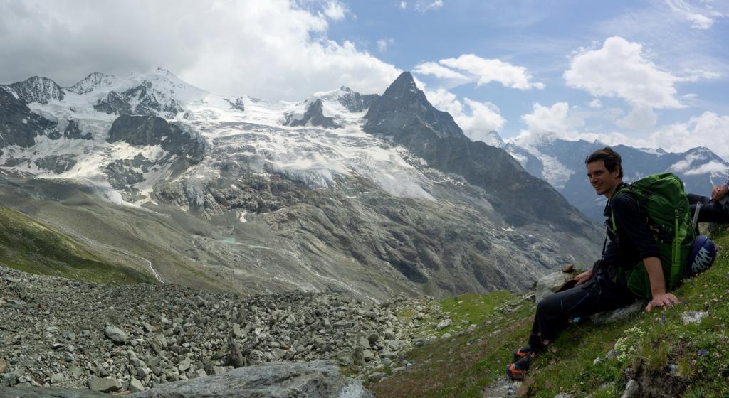 petite pause avec le Besso en arrière plan...