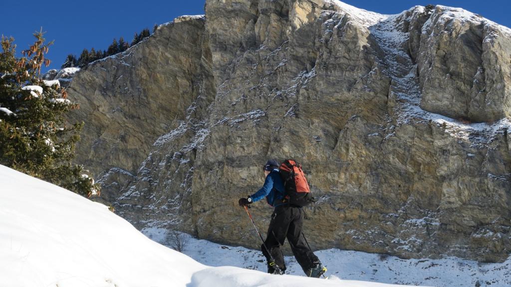 En montant vers la tête du Cretet