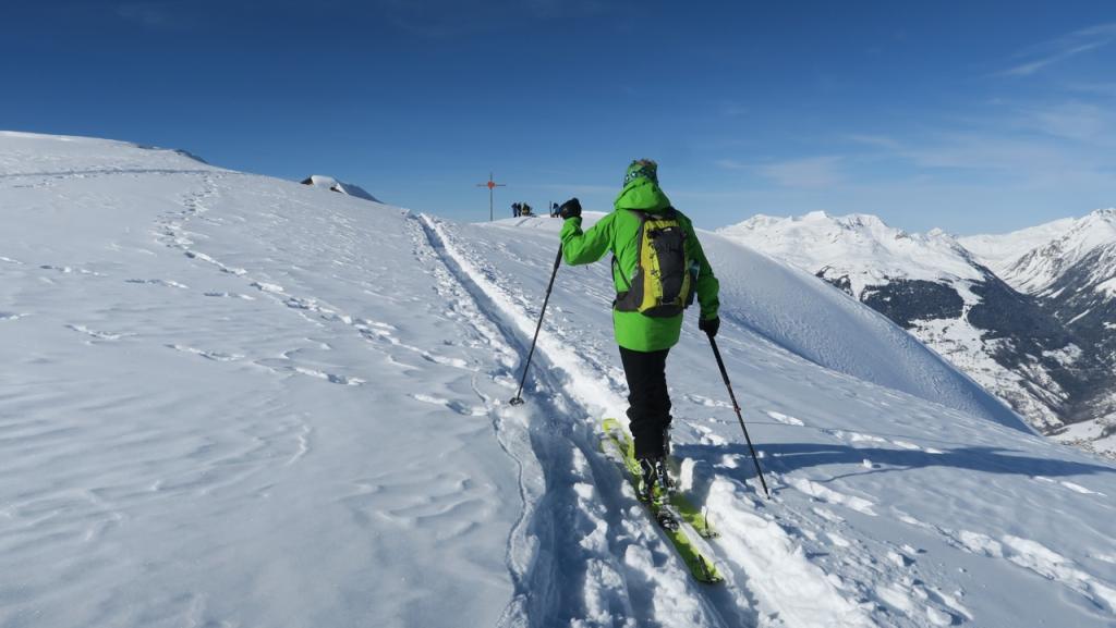 En arrivant au sommet du Mt St jacques