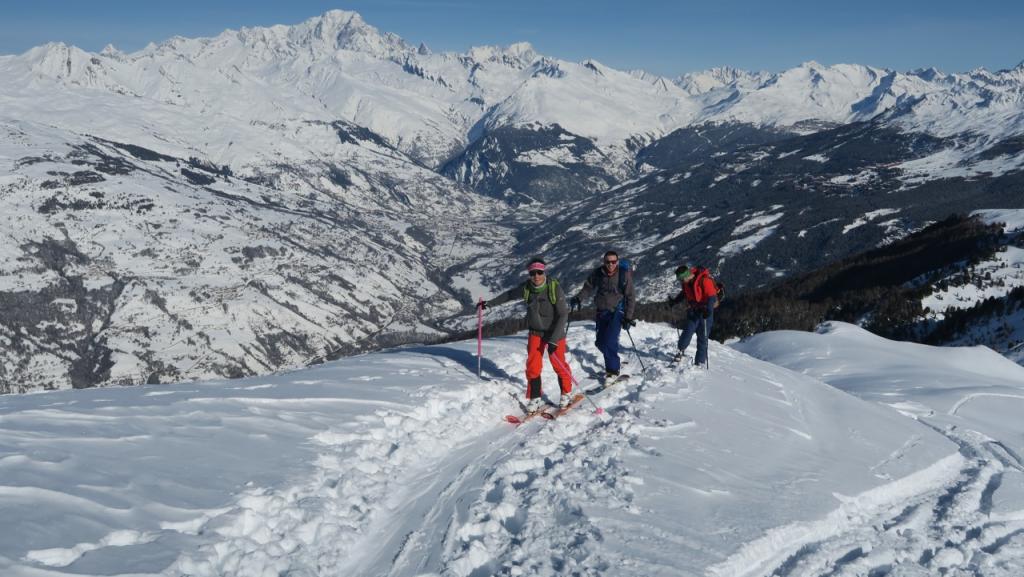 En arrivant au sommet du Mt St jacques