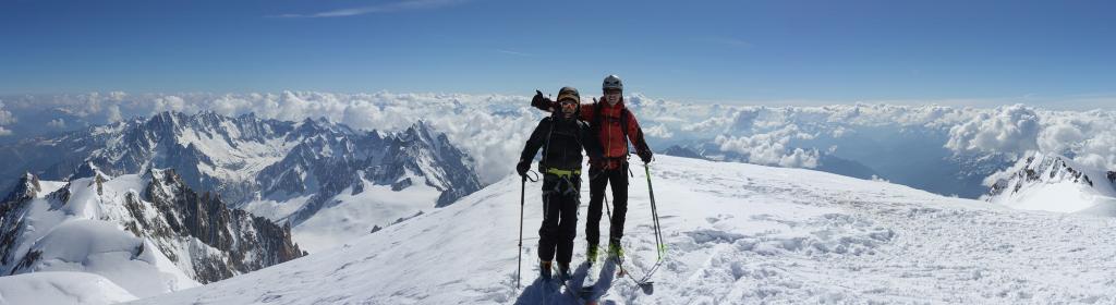 Sommet, juste pour nous...