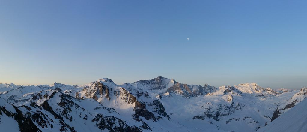 La grande Casse depuis la face sud des Platières
