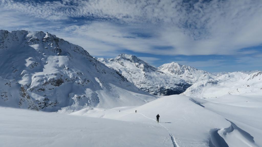 Randonnée à ski vers St Foy