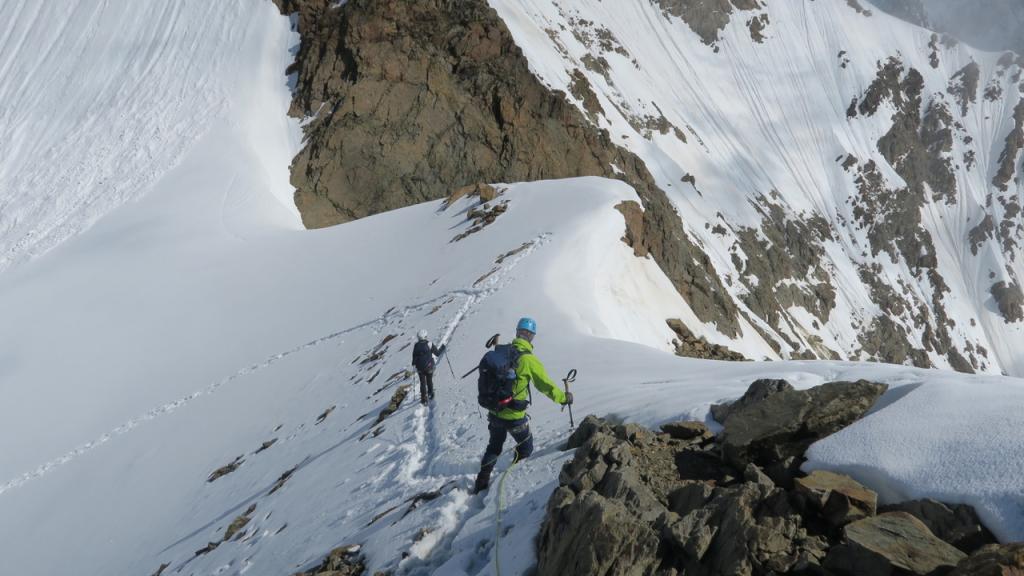 L'arête sommitale