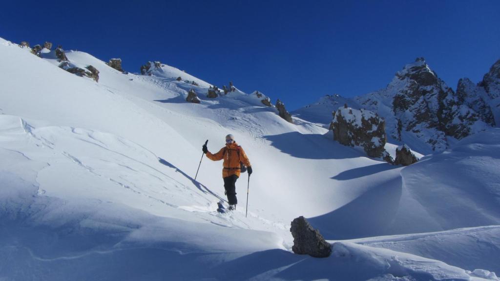 Belle journée de hors piste rando sur le secteur du col du Palet